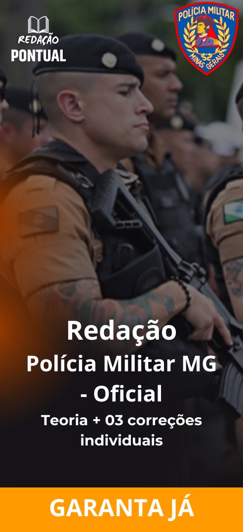 Redação Policia Militar MG Oficial 3 correções